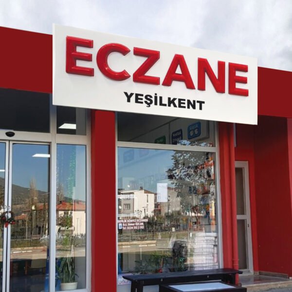 Eczane Hazır Tabela 100x300