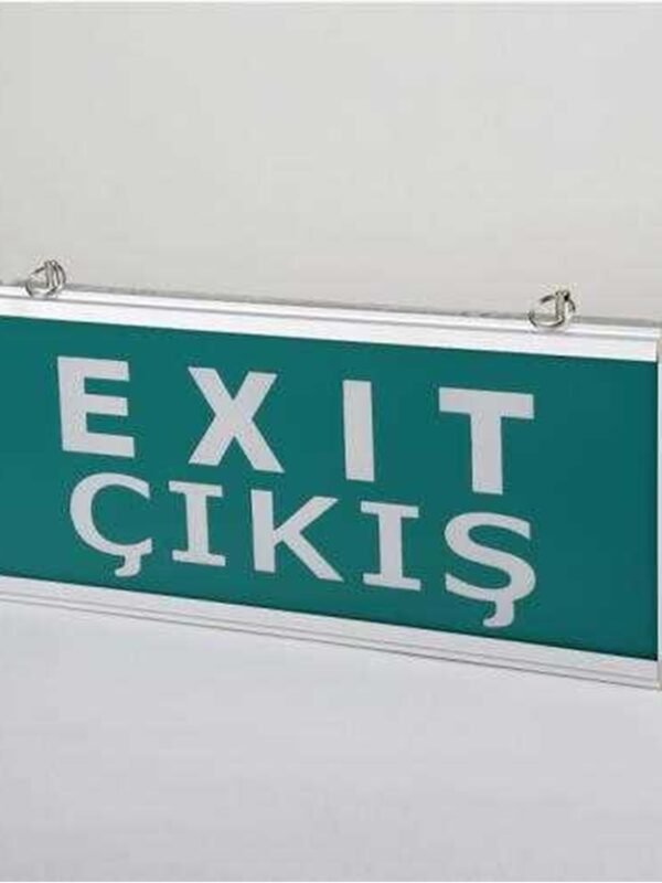 CATA EXIT ÇIKIŞ ARMATÜRÜ LEDLİ 3 SAAT AKÜLÜ