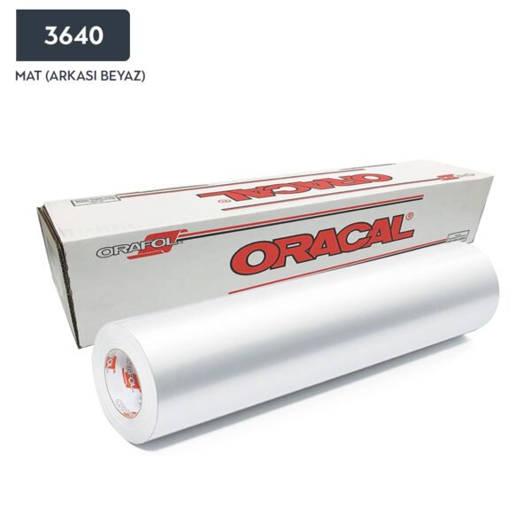3640 ORAJET BEYAZ MAT DİJİTAL BASKI FOLYOSU 1,60x50m