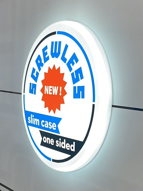 Fener Tabela Tek Yön 30cm Slim Kasa (Civatasız)