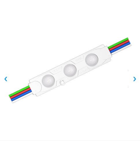 RGB 0,72W Mercekli Enjeksiyon Modül Led 20 Adet