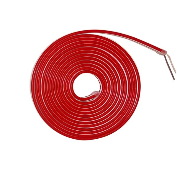 Neon Silikon Şerit Led 6mm Kırmızı 5 mt