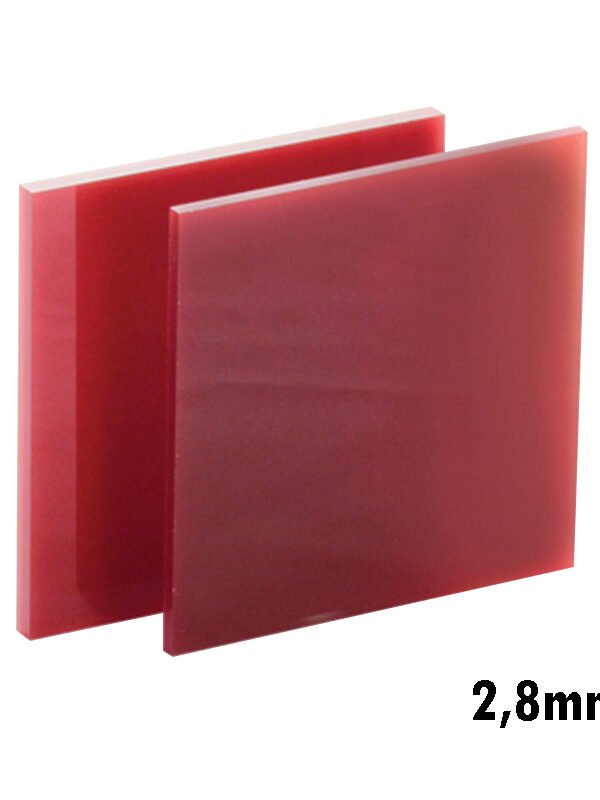 2,8mm Bordo Pleksi Dökme Levhalar