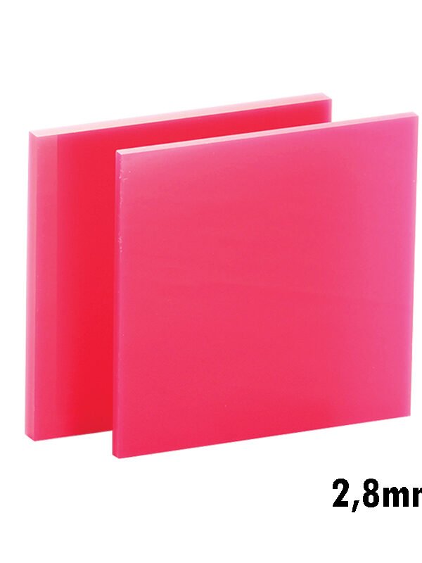 2,8mm Pembe Pleksi Dökme Levhalar