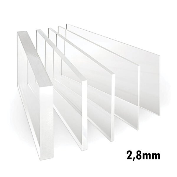 2,8mm Şeffaf Pleksi Dökme Levhalar