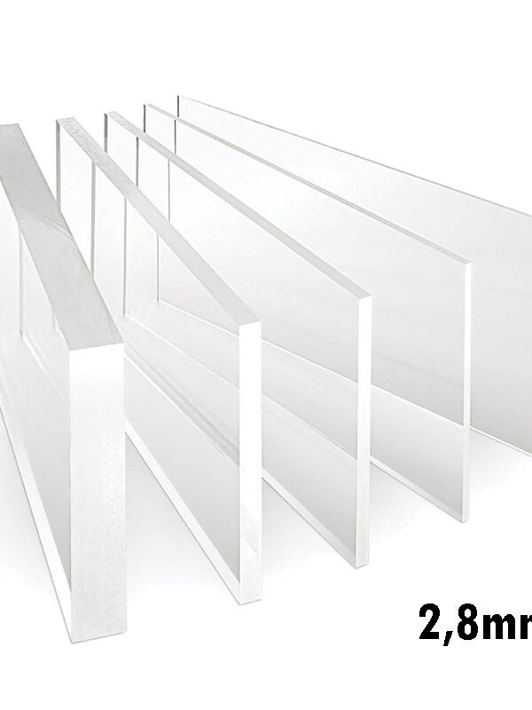 2,8mm Şeffaf Pleksi Dökme Levhalar