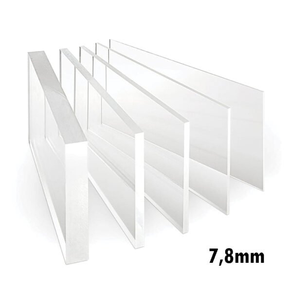 7,8mm Şeffaf Pleksi Dökme Levhalar 135x200