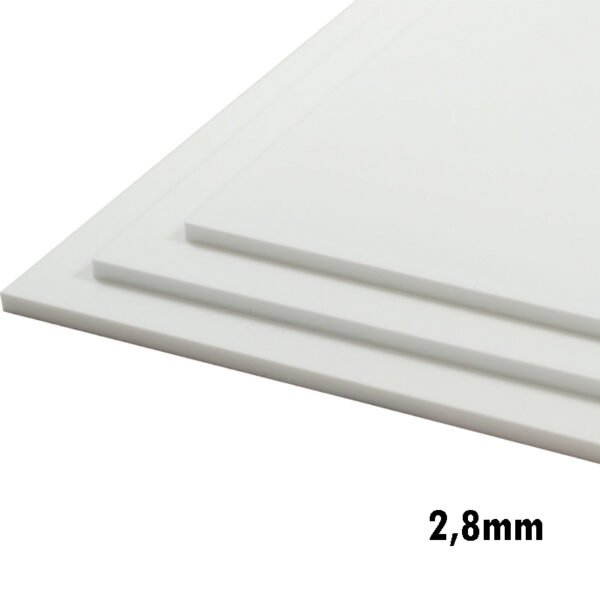 2,8mm Beyaz Çekme Pleksi Levha 135x205cm